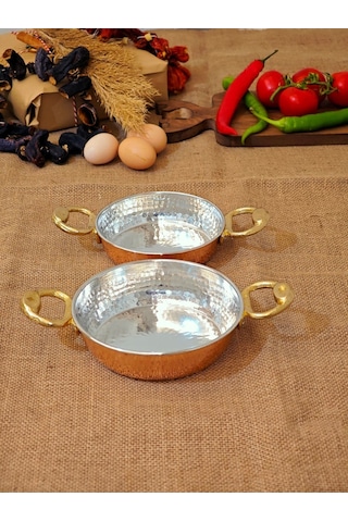 Modabakır Bakır Tava 14-16 Cm Bakır