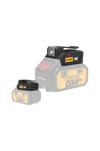 Cat Da18099 18V 2A Çift Çıkışlı Usb Port + Led Fener Akü Dahil Değildir