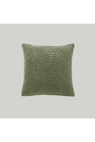 Linens Velour Kırlent Kılıfı 45x45 Cm Haki Haki