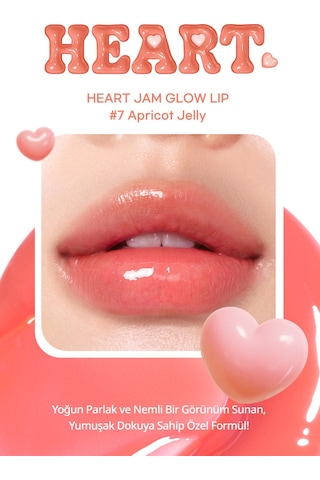 Perıpera Heart Jam Glow Lip 7 Apricot Jelly Lucky Lottery 7