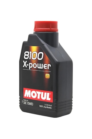 Motul 8100 X-Power 10W-60 Tam Sentetik Motor Yağı 1 L