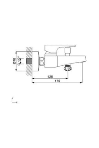 Newarc Aqua Banyo Bataryası Altın 941518 Altın