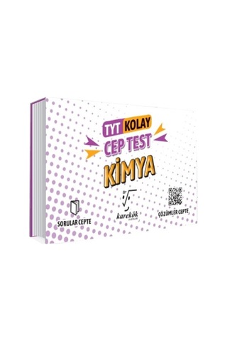 TYT Kolay Kimya Cep Test - Karekök Eğitim Yayın