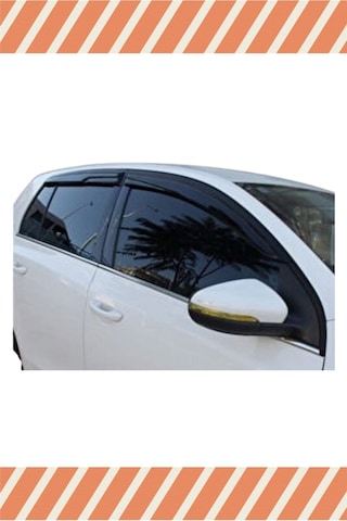 Volkswagen Golf 6 2010-2013 Modellerine Özel 4'lü Mügen Tip Cam Rüzgarlığı