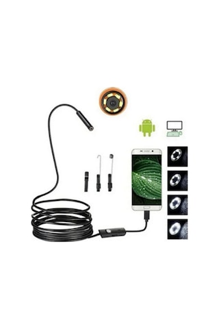 Endoskop 3 İn 1 Yılan Kamera Usb Micro Usb Type-c 20 Metre S