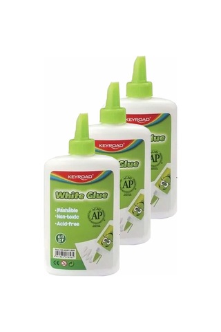 Beyaz Tutkal 60 Gr 3 Adet Keyroad Beyaz Mobilya Tutkalı 60 Gr Ahşap Tutkalı Su Bazlı Çok Amaçlı Beyaz Tutkal