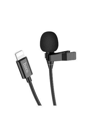 Hoco L14 iPhone Uyumlu Lightning Kablolu Profesyonel Yayıncı Yaka Mikrofonu 2mt- 5775