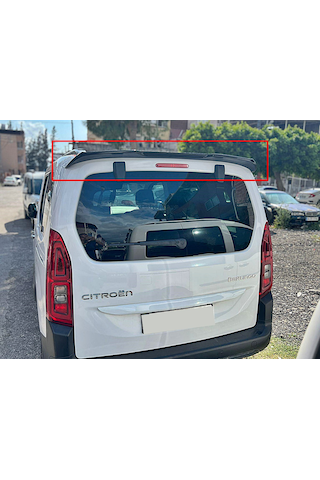Yeni Combo Rifter Doblo 5 Berlingo Proace Yarasa Spoiler - Boyasız - Plastik