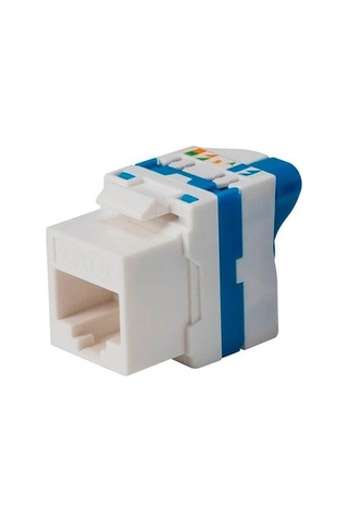 Cat6 Utp Keystone Jack 180 Derece Çevirmeli Tip - 1 Adet