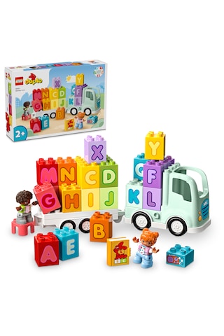 LEGO® DUPLO® Kasabası Alfabe Kamyonu Oyuncağı 10421 2+ Eğitici Oyuncak Yapım Seti - 36 Parça