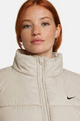 Nike Therma Fit Synthetic Fill Womens Vest Sentetik Dolgulu Kadın Yelek Krem