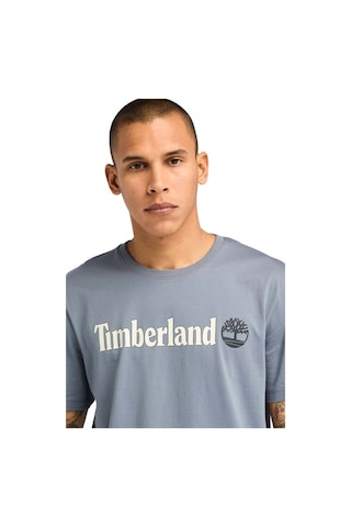 Timberland Kennebec Rıver Linear Log Gri Erkek Kısa Kol T-shirt 000000000102084378 Gri-lıla Gri - Lila