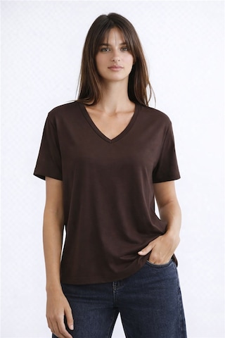Fashion Friends Kadın Bluz 26y0021k1 Kahve