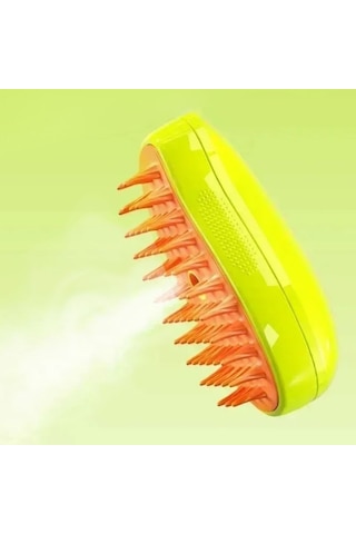 Buffer Buharlı Yumuşak Silikon Uçlu Kedi & Köpek Tüy Tarama Tarağı Yıkama Fırçası