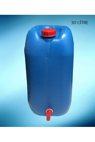Şen Plastik Musluklu 30 Litre Su Bidonu Endüstürüyel Sanayi Bidon Çok Renkli