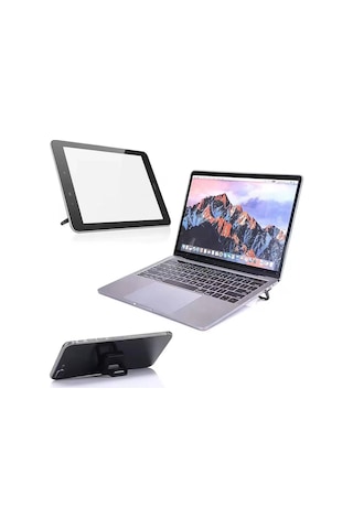 Katlanabilir Mini Laptop Ve Tablet Yükseltici 2 Li Set Evimdeyokyok Çok Renkli