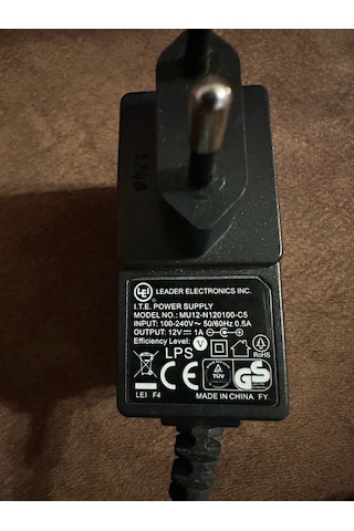 Leader Mu12-n120100-c5 12v 1a Adaptör