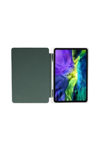 Newface - 954 - iPad Uyumlu Pro 11 2018 Kılıf Kalemlikli Mars Tablet Kılıfı - - Csmo-tex - Koyu Yeşil