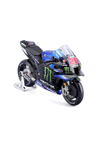 Maisto 1:18 2022 Yamaha Yzr M1 Fabrika Yarış Takımı 20 Moto Gp Motosiklet Modeli