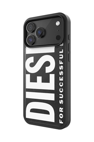 Diesel Apple iPhone 17 Pro Max Uyumlu Magsafe Destekli Core Kalıplı Kılıf - Siyah/beyaz