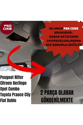 Rifter-berlingo-proace City-doblo-opel Cam Tavanlı Ara Bölme Demi