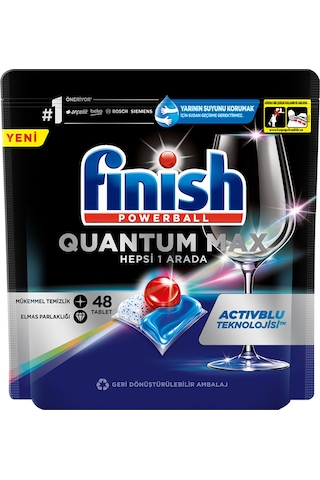 Finish Quantum Max Bulaşık Makinesi Deterjanı 48 Tablet