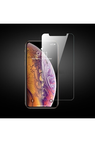 Apple Uyumlu  iPhone 11 Pro Max- Xs Max 6.5 Kırılmaz Cam Ekran Koruyucu Şeffaf (294178520)