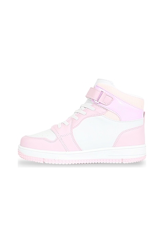Kidessa 1517 Anatomik Taban Unisex Çocuk Ve Genç Boğazlı Sneakers Beyaz Pembe Beyaz - Pembe