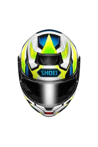 Shoei Neotech 3 Anthem Tc-3 Çene Açılır Kask Beyaz - Mavi - Sarı