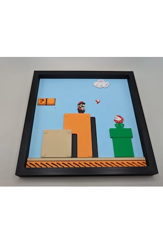 Super Mario Bros. 3d Baskı Tablo Çerceve