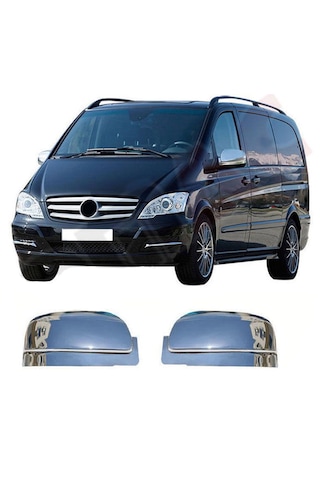 Mercedes Vito W639 Abs Krom Ayna Kapağı 2 Prç 2010-2014 Arası