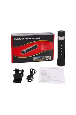 Geeroyoo Bisiklet Müdahale Barı Bluetooth Hoparlörü - Led Fenerli, Su Geçirmez, 24 Saat Pil, Usb Powerbank, Elsiz Arama, Dış Mekan İçin