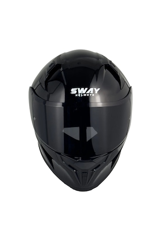 Kask Sway F357 Kask Parlak Siyah