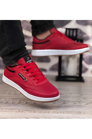 Dragon Erkek Sneaker Spor Ayakkabı Kırmızı Kırmızı