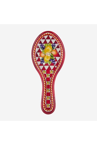 Chiara Alessi Kırmızı Melamin Kaşıklık 24 Cm