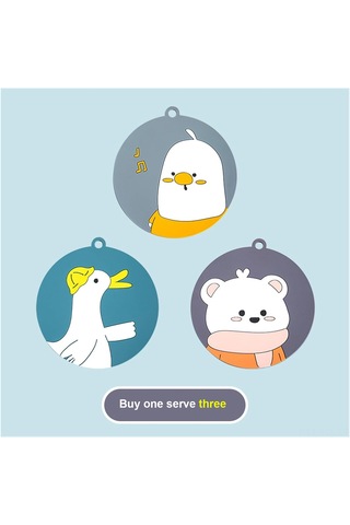 Konesam Küçük Kaliteli Tavuk Desenli 15cm Silikon Isı Yalıtımcı Tabak Altlığı Mutfak Masa Koruyucu Açık Gri