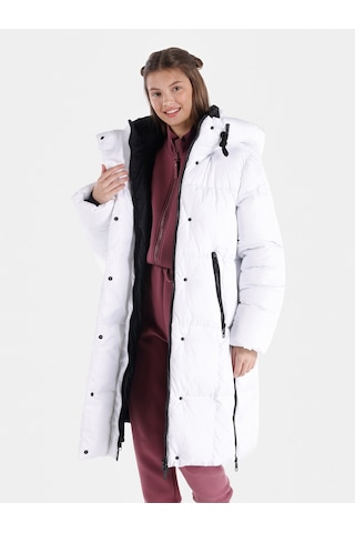 Colin's Colins Regular Fit Beyaz Kadın Kaban Cl1065795 Beyaz