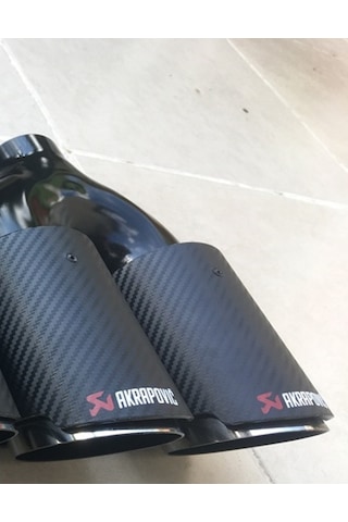 Akrapoviç Egzoz Ucu Çiftli 90 Mm 1 Adet sol Taraf