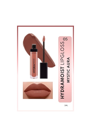 Note Cosmetics Hydramoist Lipgloss Nemlendirici Dudak Parlatıcısı - 05 Mystic Aura - Kahverengi CR01