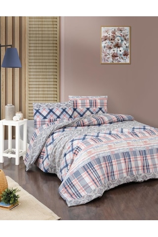 Mulberry Reyyan Nevresim Takımı Tek Kişilik Çift Taraflı Çarşafı Lastikli