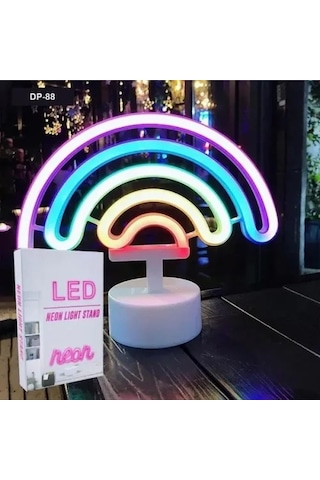 Dodes Gökkuşağı Neon Led Lamba Çok Renk