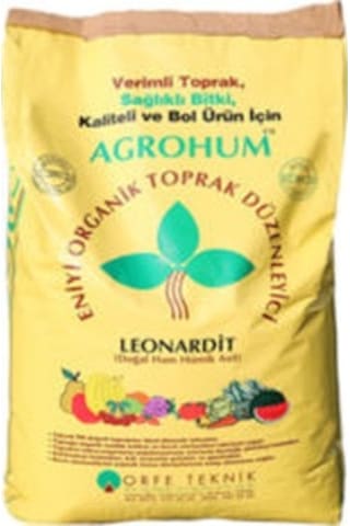 Agrohum 25 Kg'lık İşlenmiş Toz Leonardit Çuvalı