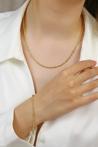 Altınkesesi Altın Dorika Toplu Bileklik Full Toplu - Sarı Sarı Altın