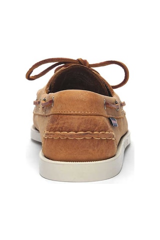 Sebago Docksides Portland Crazy Horse Erkek Deri Ayakkabı Kahvere Kahverengi