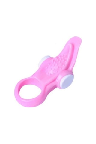 River World Pembe Renkte Titreşimli Pe Ni Halkası Silikon Güçlü