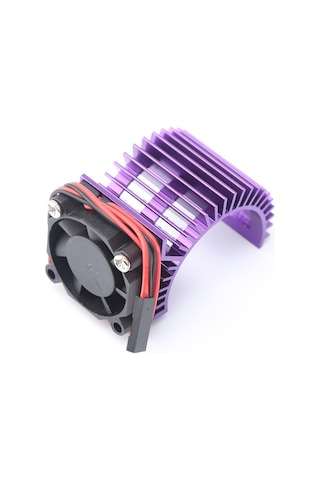 Ximistore9 540/550 3650/3660 Motor Soğutma Radyatörü Ve Fan Seti, Alüminyum-plastik, Mor, 34mm, Hsp Uzaktan Kumanda Arabaları İçin