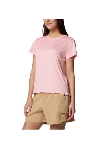Columbia Bluevista Hill Short Sleeve Crew Kadın Tişört C-colal3349b30669 Pembe