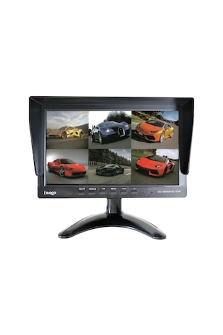 Twogo Go-i6006 Hybrid Dvr 6 Kanal 10 Inç Monitör Dvr Hybrid 6 Kamera Girişli 6 Kamera Dahil