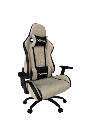 Xprime Titan Kumaş Oyuncu Koltuğu Ekru (502072096)