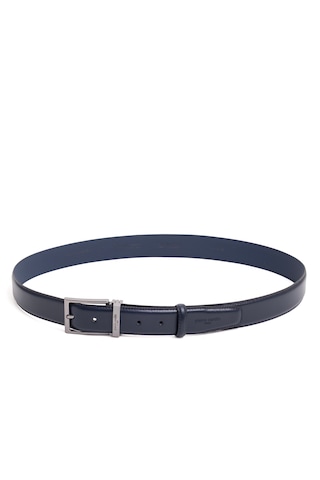 Pierre Cardin Deri Erkek Kemer 3,5 Cm Pc-2209 Lacivert